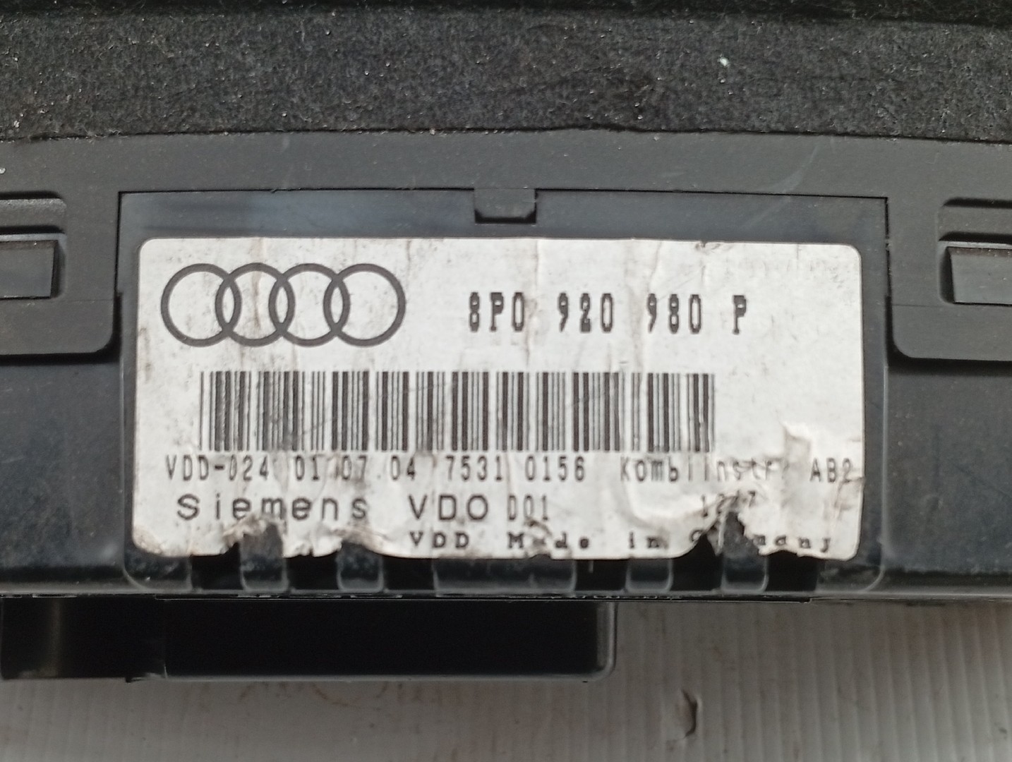 Quadrante AUDI A3 (8P1) | 03 - 13 Imagem-3