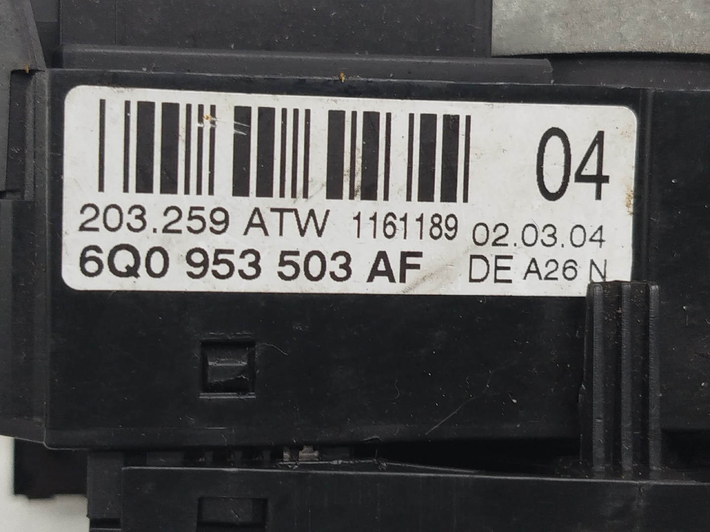 Comutador de piscas e limpa para-brisas VOLKSWAGEN POLO (9N_) | 01 - 14 Imagem-5