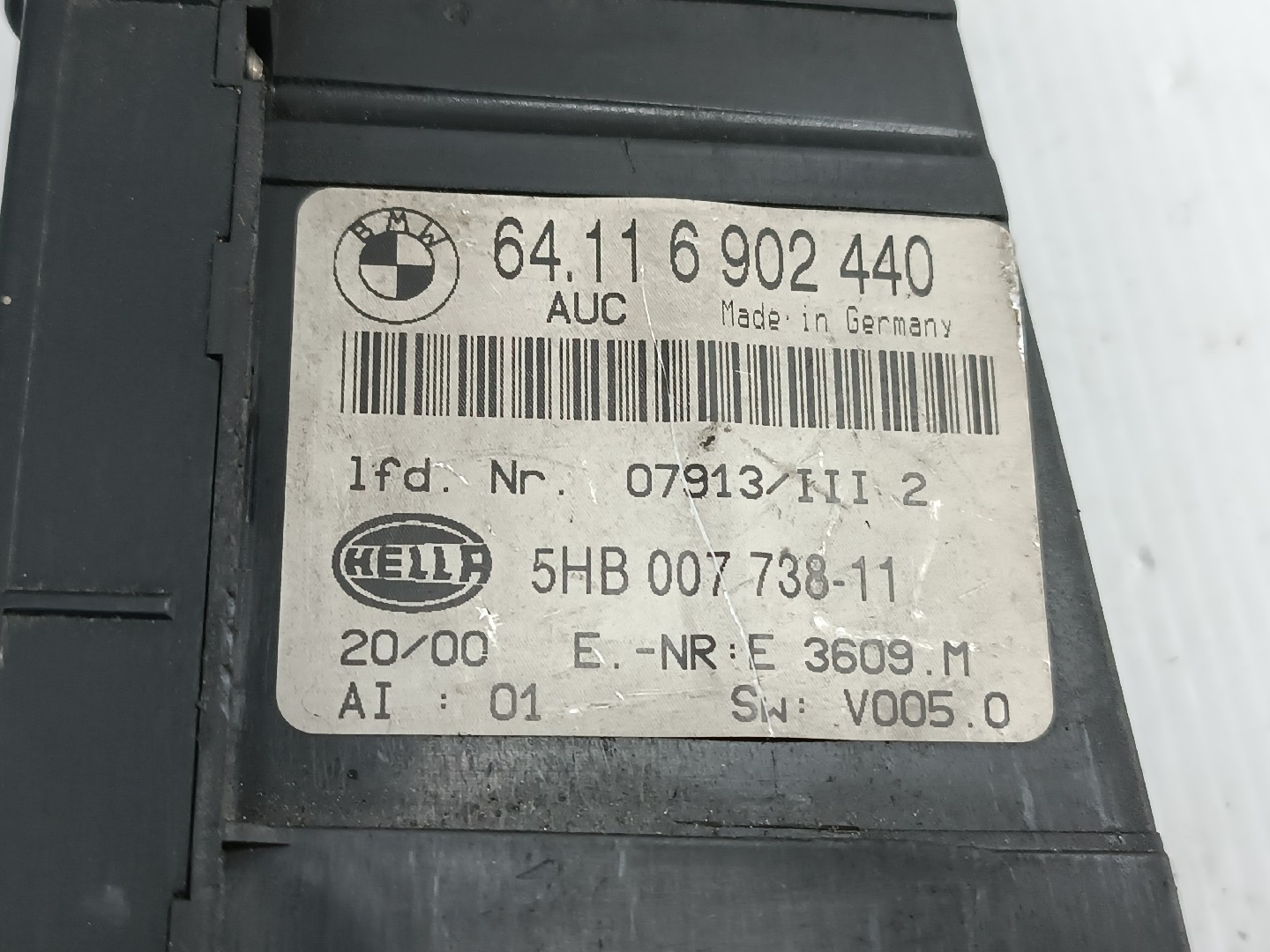 Comutador de Sofagem / Ar Condicionado BMW 3 (E46) | 97 - 05 Imagem-1