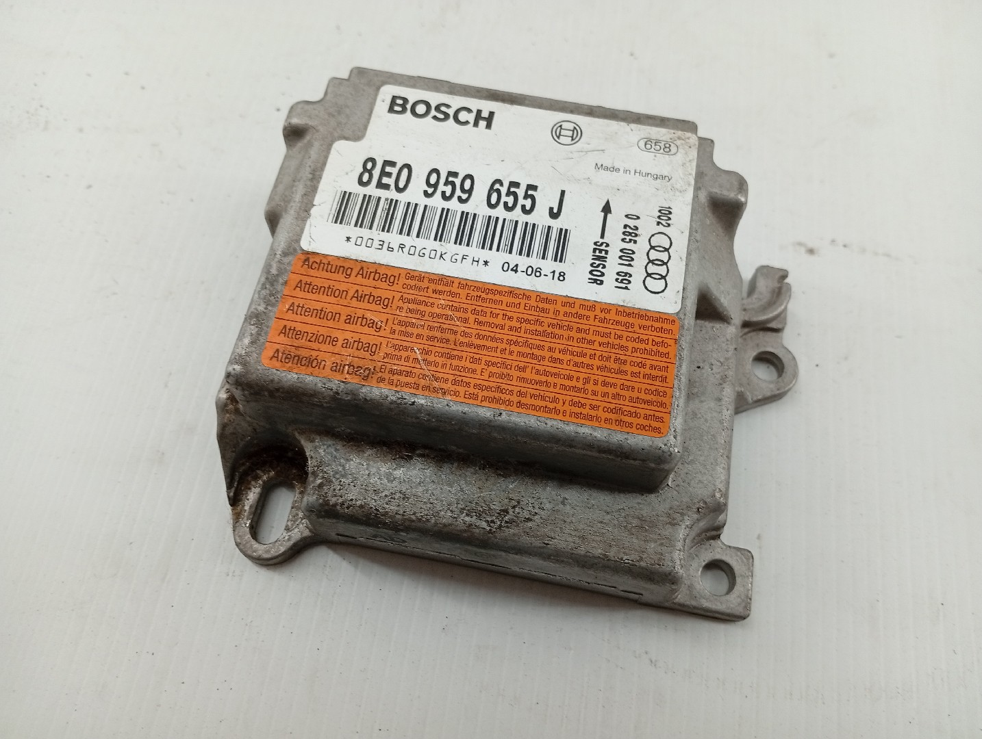 Centralina de Airbag AUDI A4 Avant (8E5, B6) | 00 - 05 Imagem-4