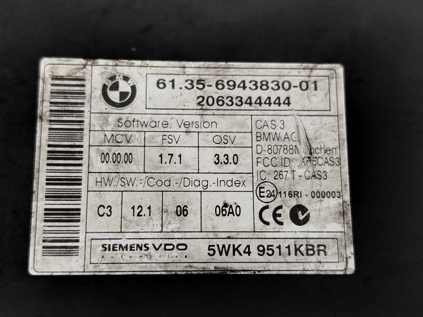 Módulo eletrónico BMW 3 (E90) | 04 - 12 Imagem-2