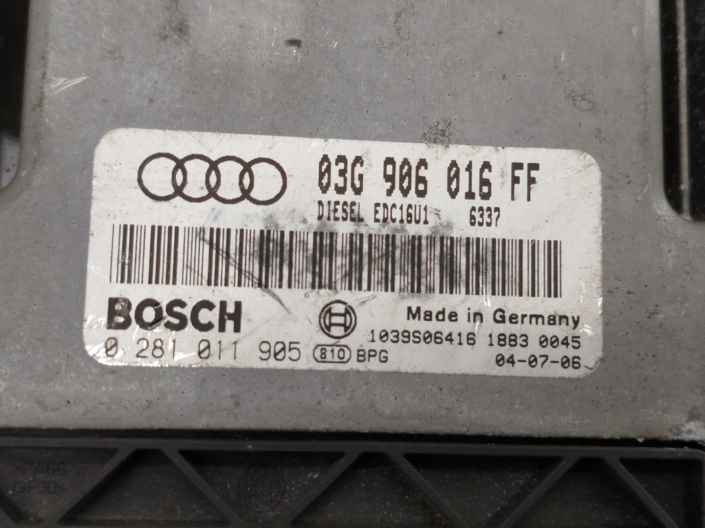 Centralina de Motor AUDI A3 Sportback (8PA) | 04 - 15 Imagem-1