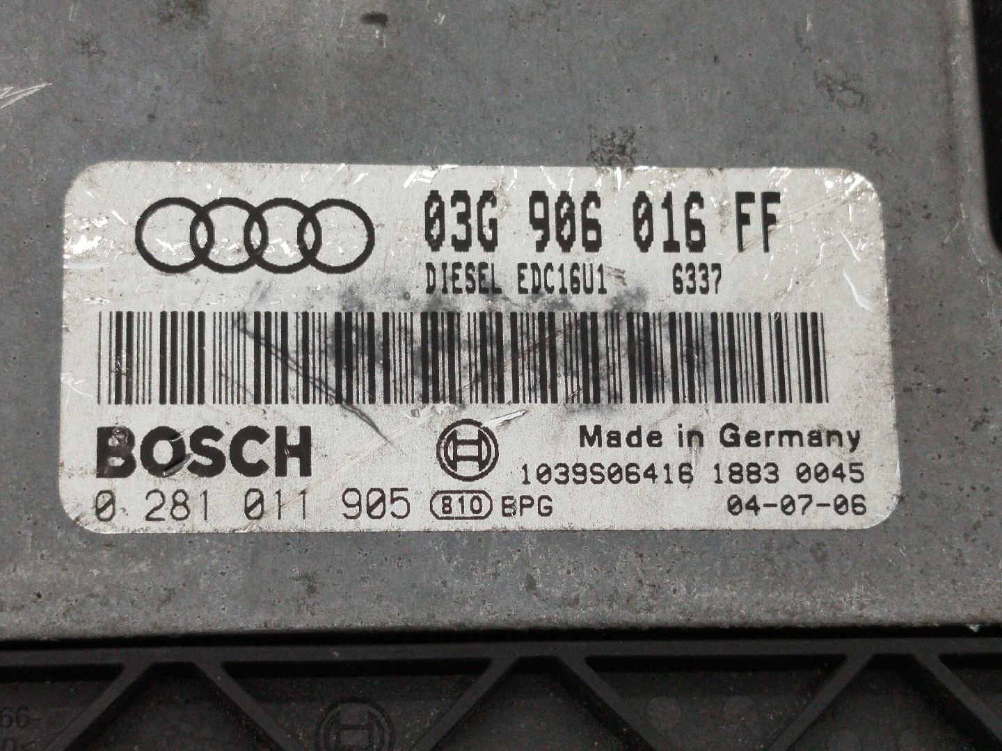 Centralina de Motor AUDI A3 Sportback (8PA) | 04 - 15 Imagem-4