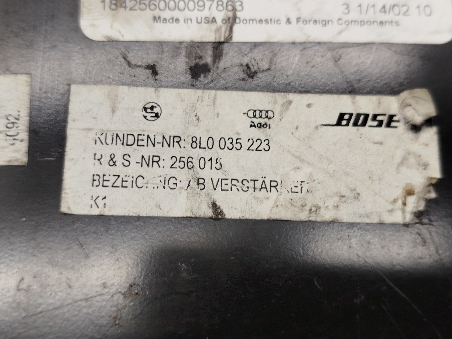 Amplificador de som AUDI A3 (8L1) | 96 - 06 Imagem-2