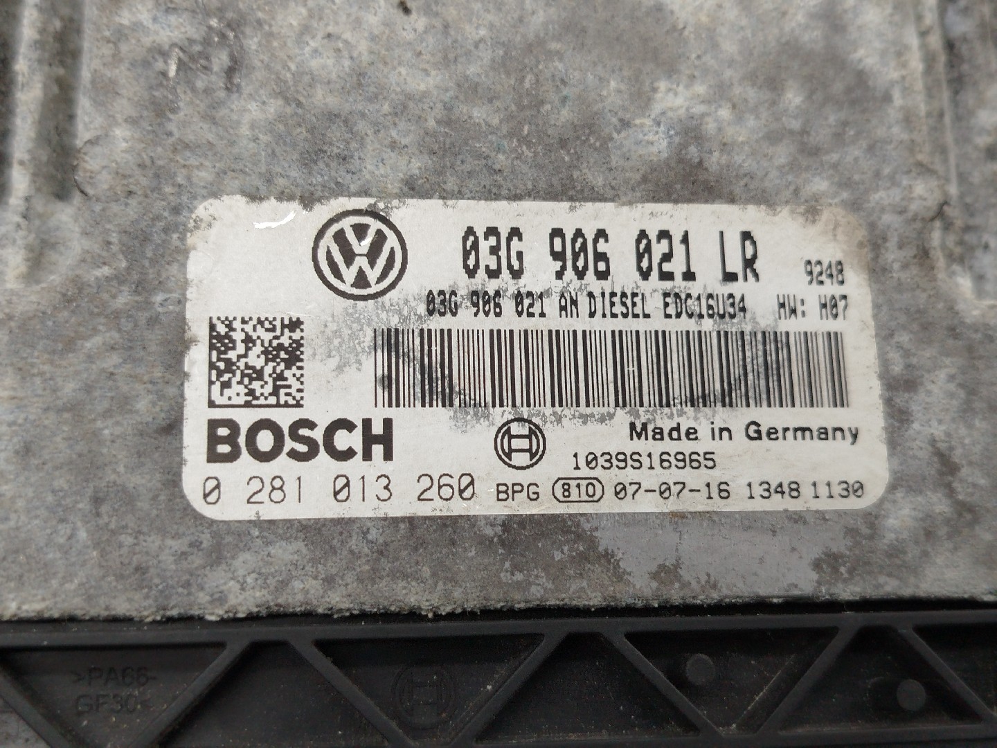 Centralina de Motor VOLKSWAGEN PASSAT (3C2) | 05 - 10 Imagem-1