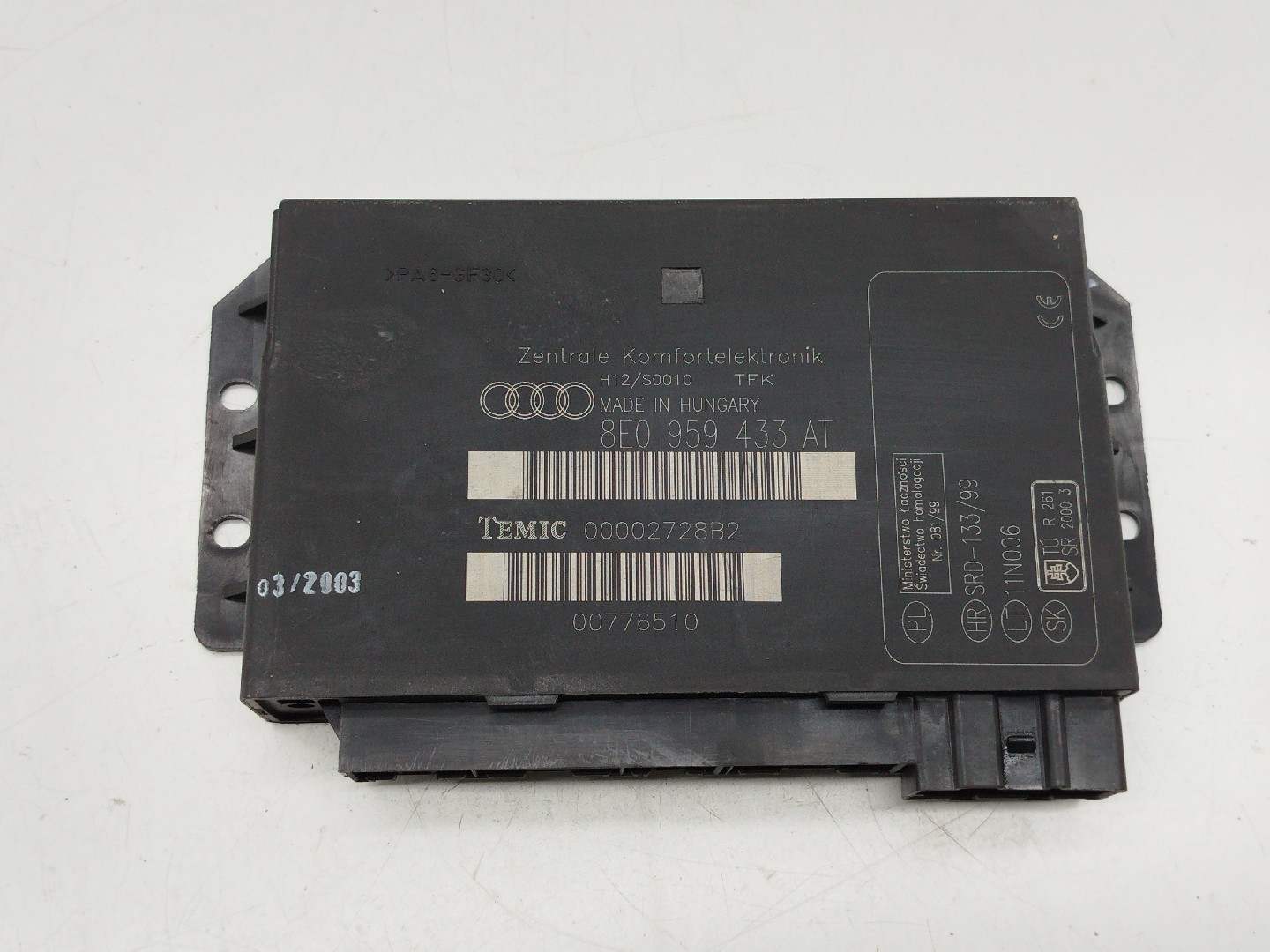 Módulo Confort AUDI A4 (8E2, B6) | 00 - 05 Imagem-7