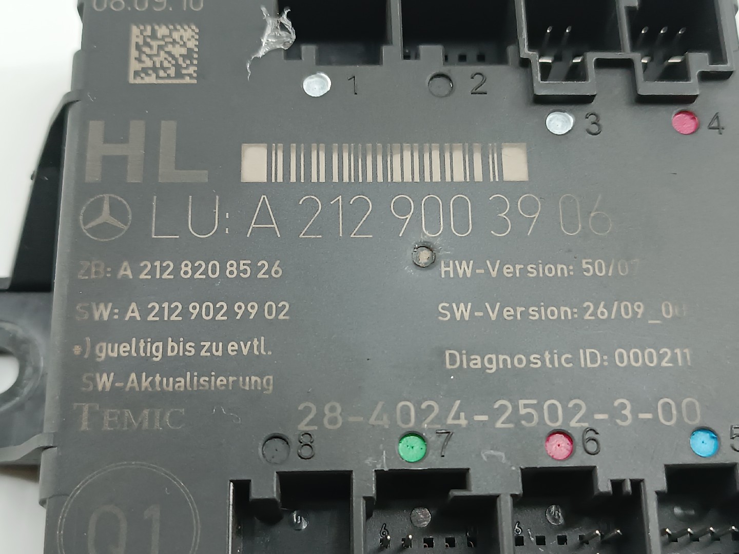 Módulo Porta Trás Esq MERCEDES-BENZ C-CLASS T-Model (S204) | 07 - 14 Imagem-3