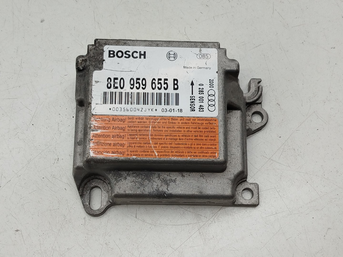 Centralina de Airbag AUDI A4 (8E2, B6) | 00 - 05 Imagem-4