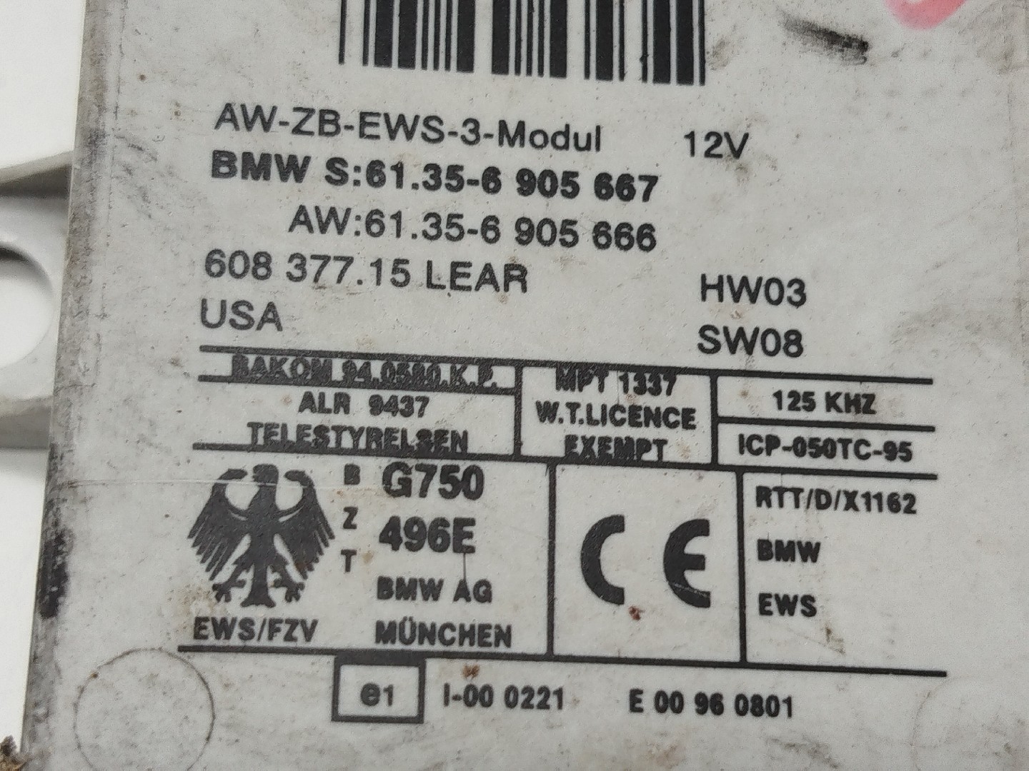 Módulo eletrónico BMW 3 Compact (E46) | 01 - 05 Imagem-1