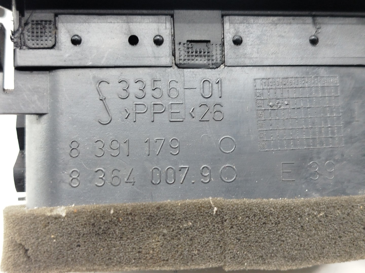 Difusor de ar central BMW 3 (E46) | 97 - 05 Imagem-2