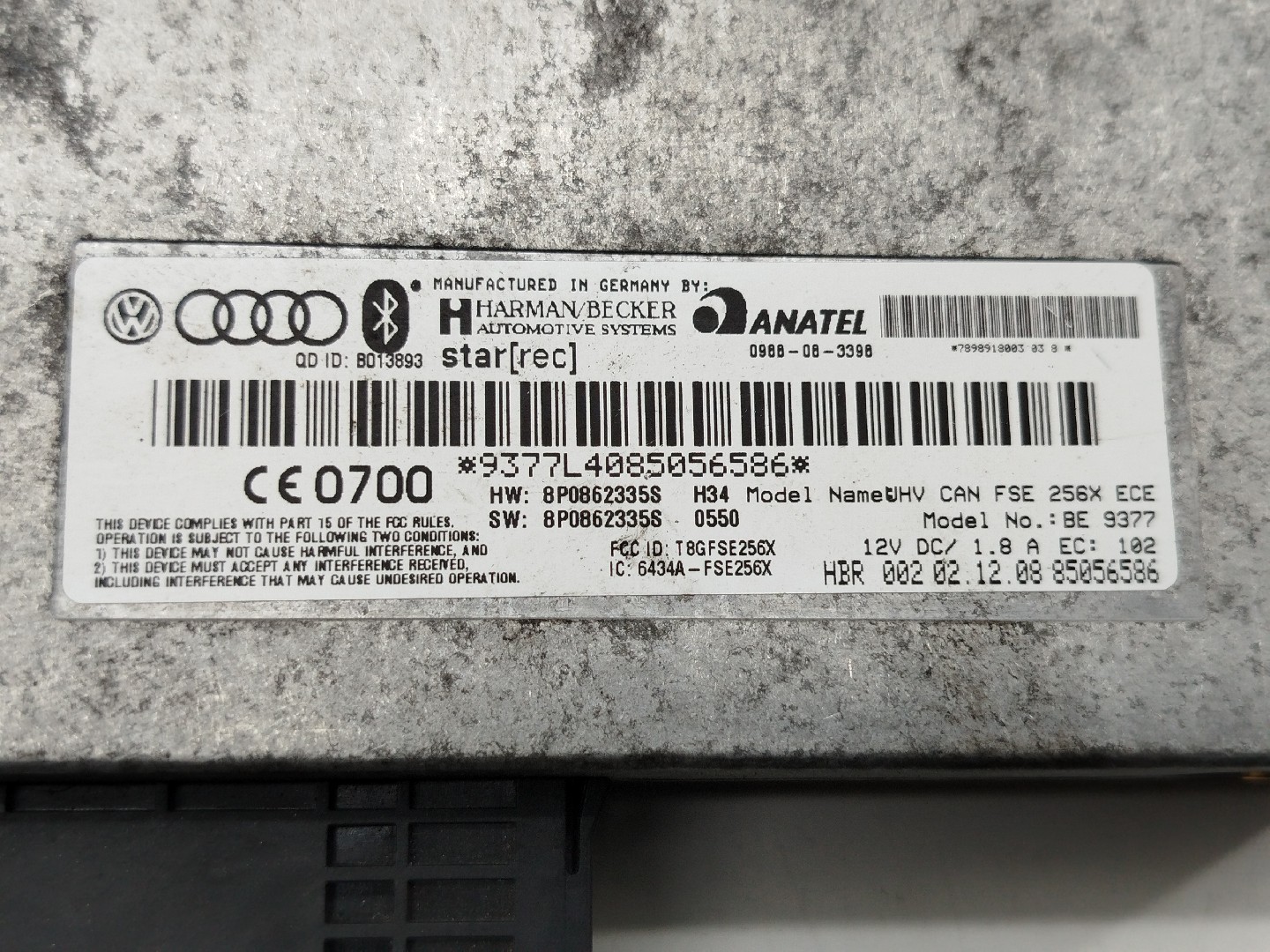 Modulo Bluetooth AUDI A3 (8P1) | 03 - 13 Imagem-1