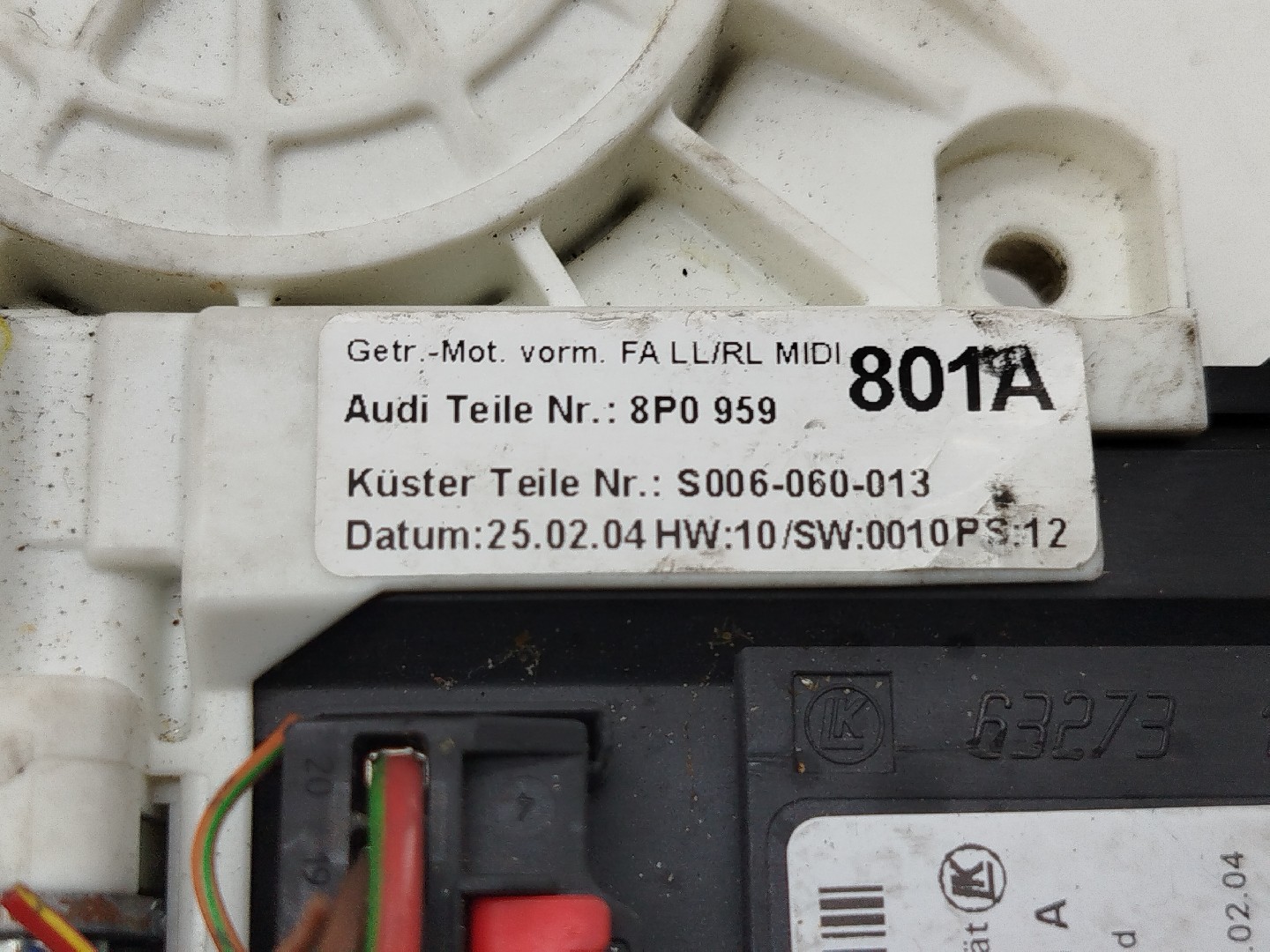 Motor de vidro frente esquerdo AUDI A3 (8P1) | 03 - 13 Imagem-2