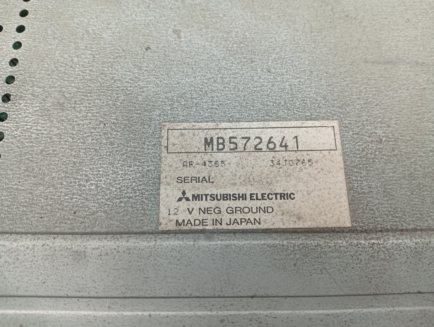 Auto-Rádio MITSUBISHI LANCER IV Hatchback (C6_A, C7_A) | 88 - 94 Imagem-2