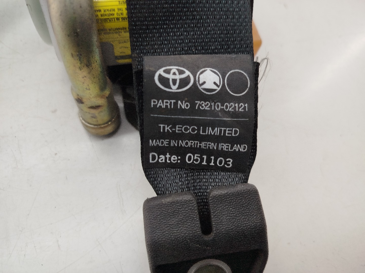 Cinto Frente Direito TOYOTA COROLLA (_E12_) | 01 - 07 Imagem-1