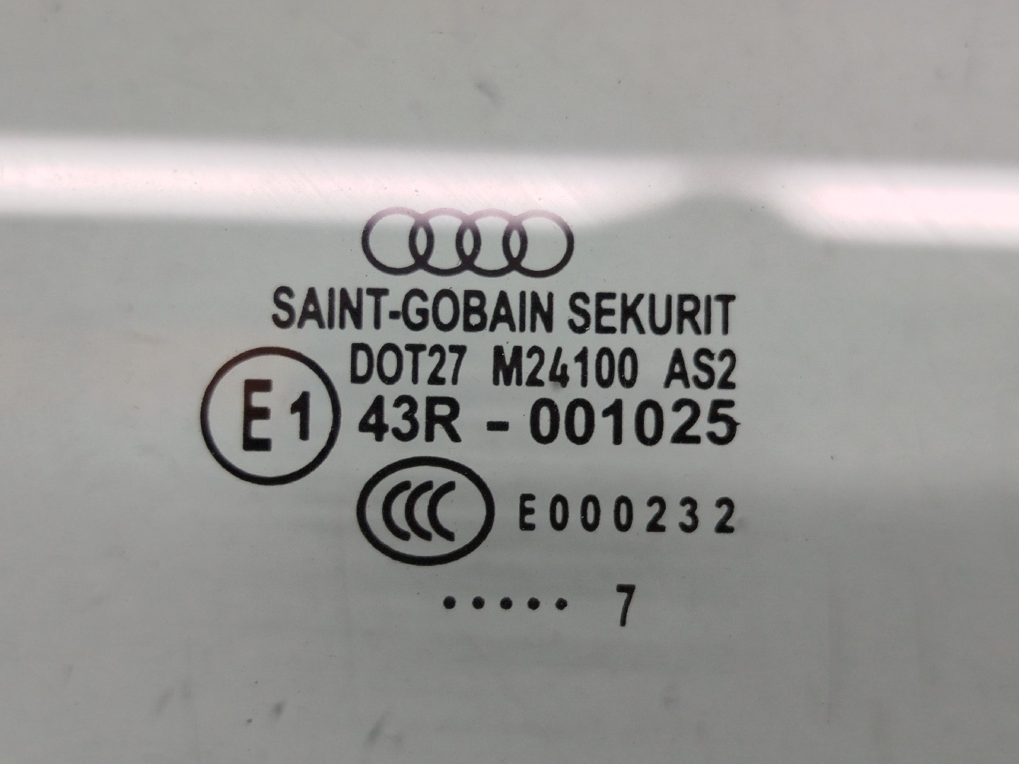 Vidro Porta Frente Direito AUDI A3 (8L1) | 96 - 06 Imagem-1