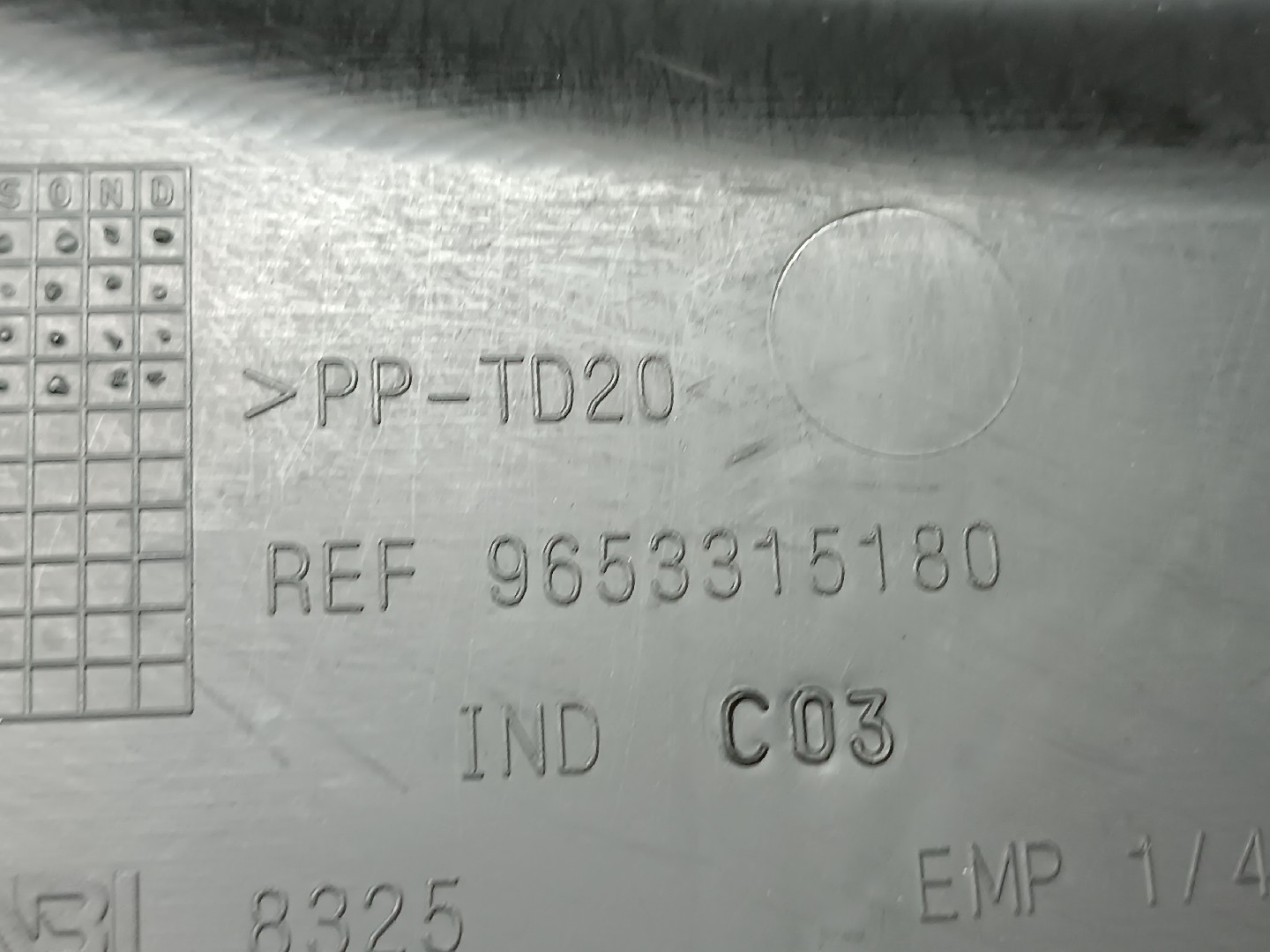 Tampa de caixa de fusiveis CITROEN C4 Coupé (LA_) | 04 - 13 Imagem-1