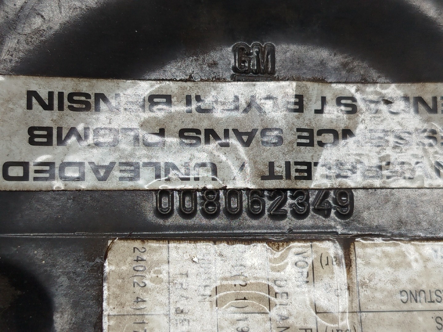 Tampa do Depósito de Combustível OPEL CORSA B (S93) | 93 - 02 Imagem-2