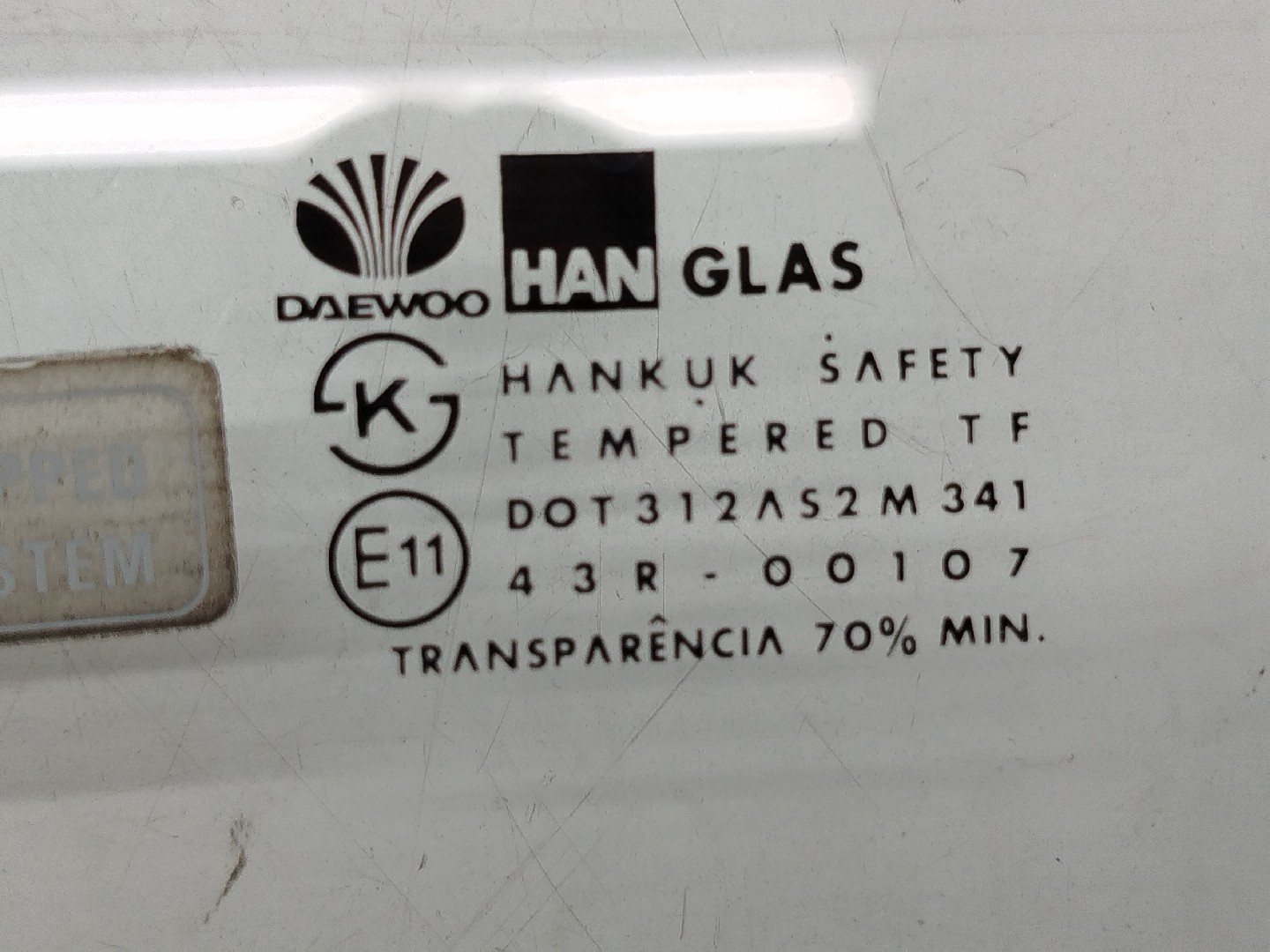 Vidro de Porta Frente Esquerdo DAEWOO LANOS (KLAT) | 97 -  Imagem-1