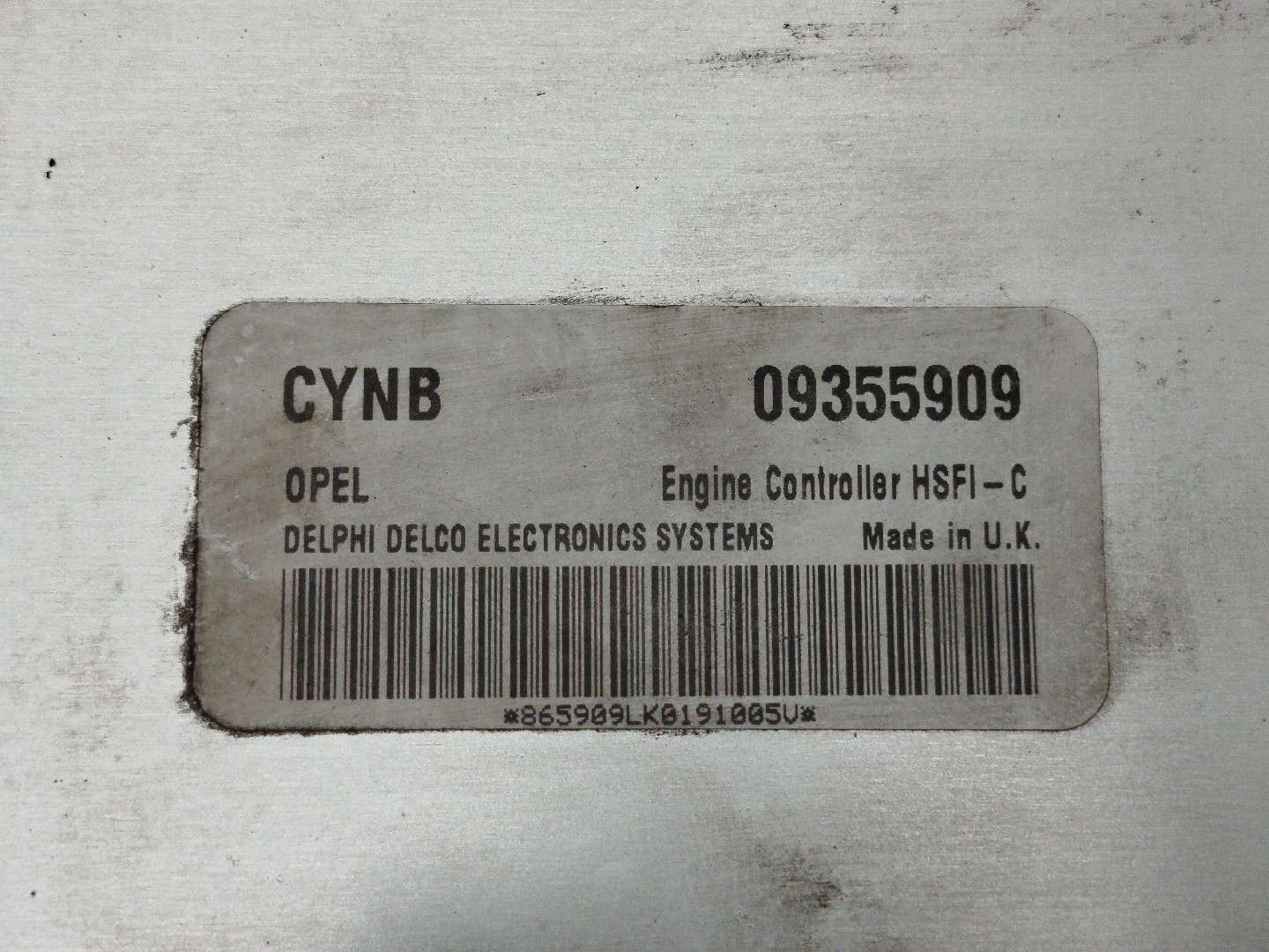 Centralina de Motor OPEL ASTRA G CLASSIC Caravan (F35) | 04 - 09 Imagem-4