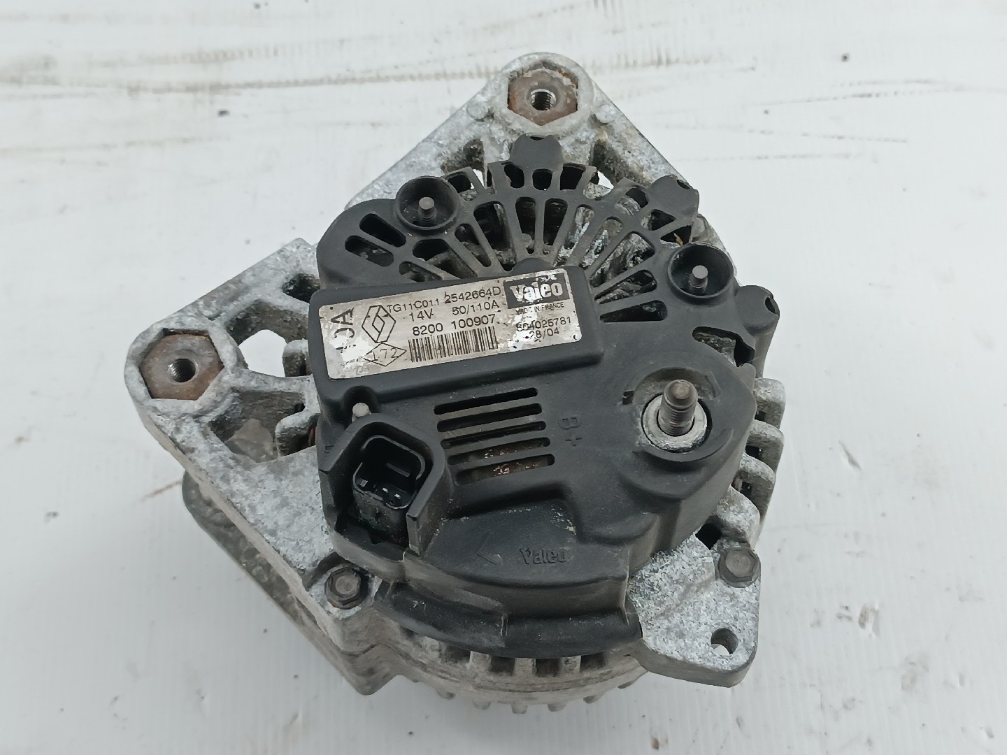 Alternador RENAULT GRAND SCÉNIC II (JM0/1_) | 04 - 09 Imagem-2