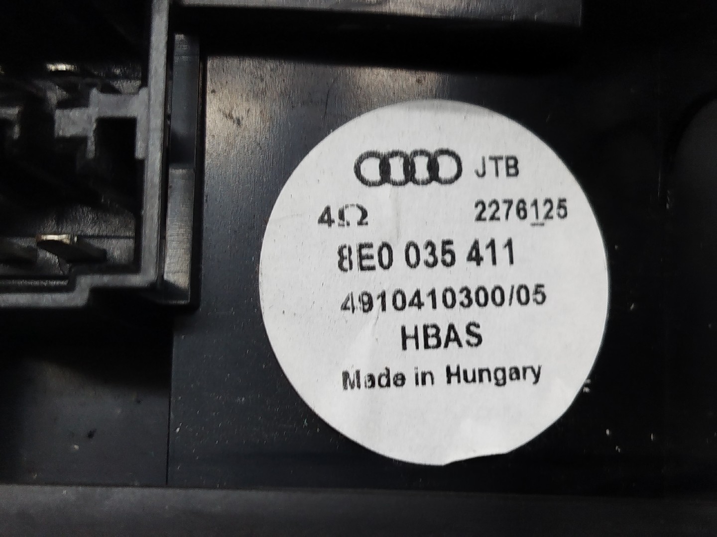 Coluna de som AUDI A4 Avant (8ED, B7) | 04 - 08 Imagem-3