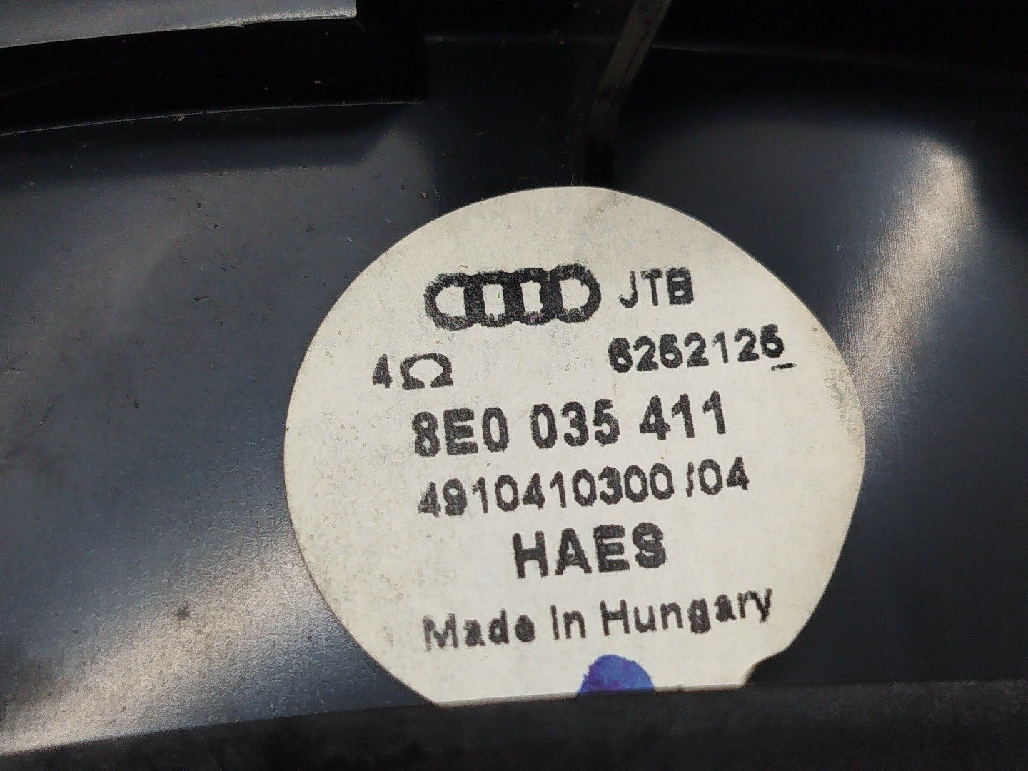 Coluna de som AUDI A4 Avant (8ED, B7) | 04 - 08 Imagem-4