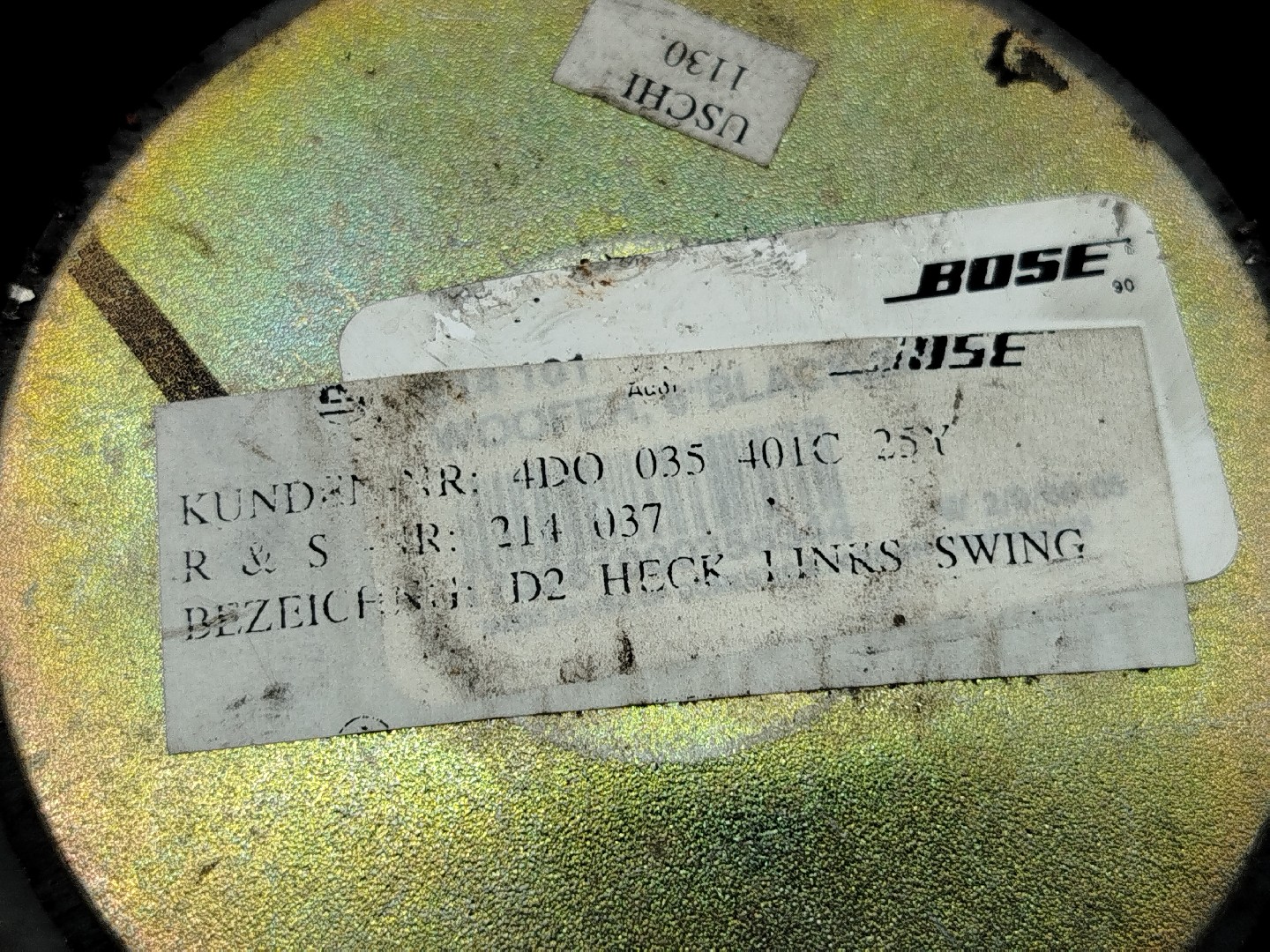 Coluna de som AUDI A8 (4D2, 4D8) | 94 - 05 Imagem-2