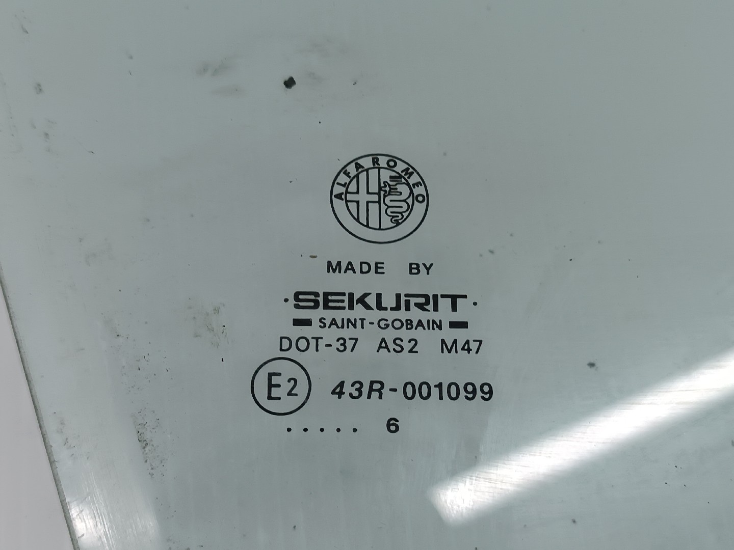 Vidro Porta Frente Direito ALFA ROMEO 146 (930_) | 94 - 01 Imagem-1