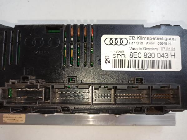 Módulo climatronic AUDI A4 (8E2, B6) | 00 - 05 Imagem-2
