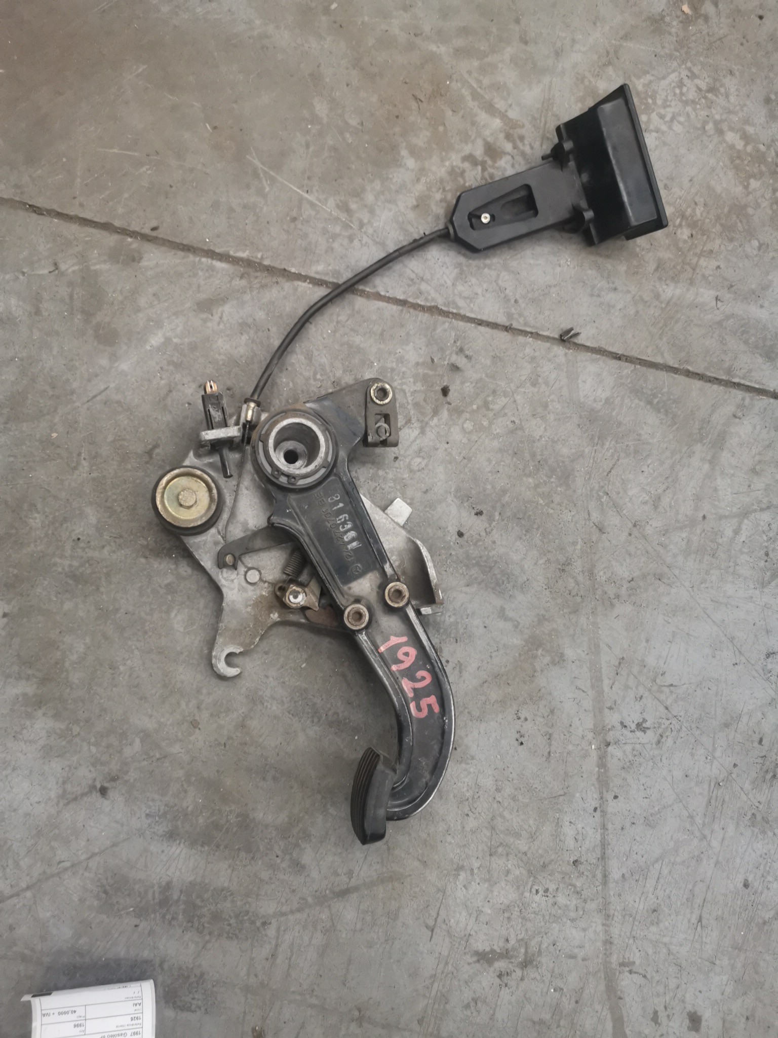 PEDAL DO ACELARADOR RENAULT LAGUNA II BREAK DIESEL