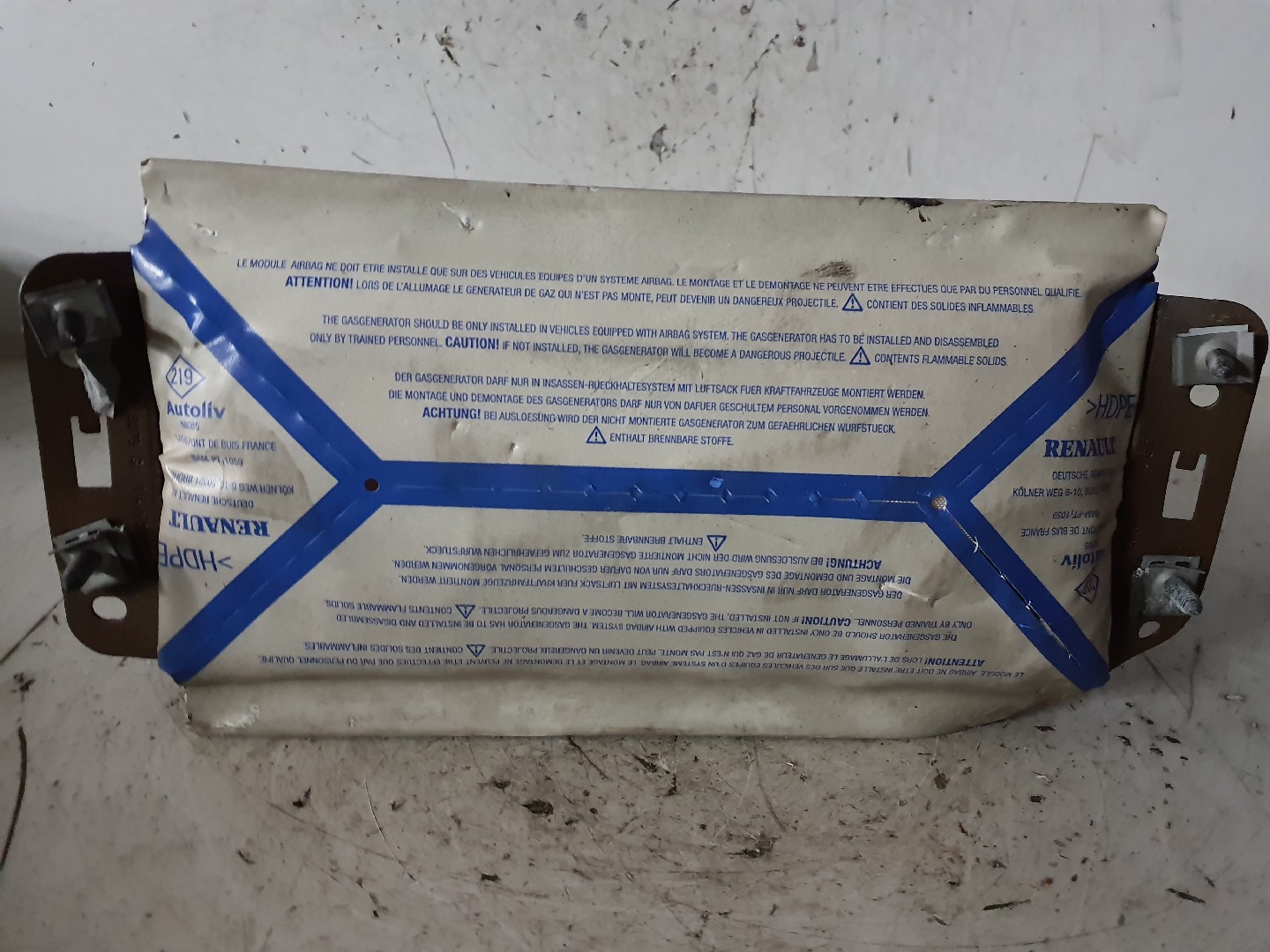 AIRBAG PASSAGEIRO RENAULT LAGUNA I Grandtour (K56_) | 95 - 02