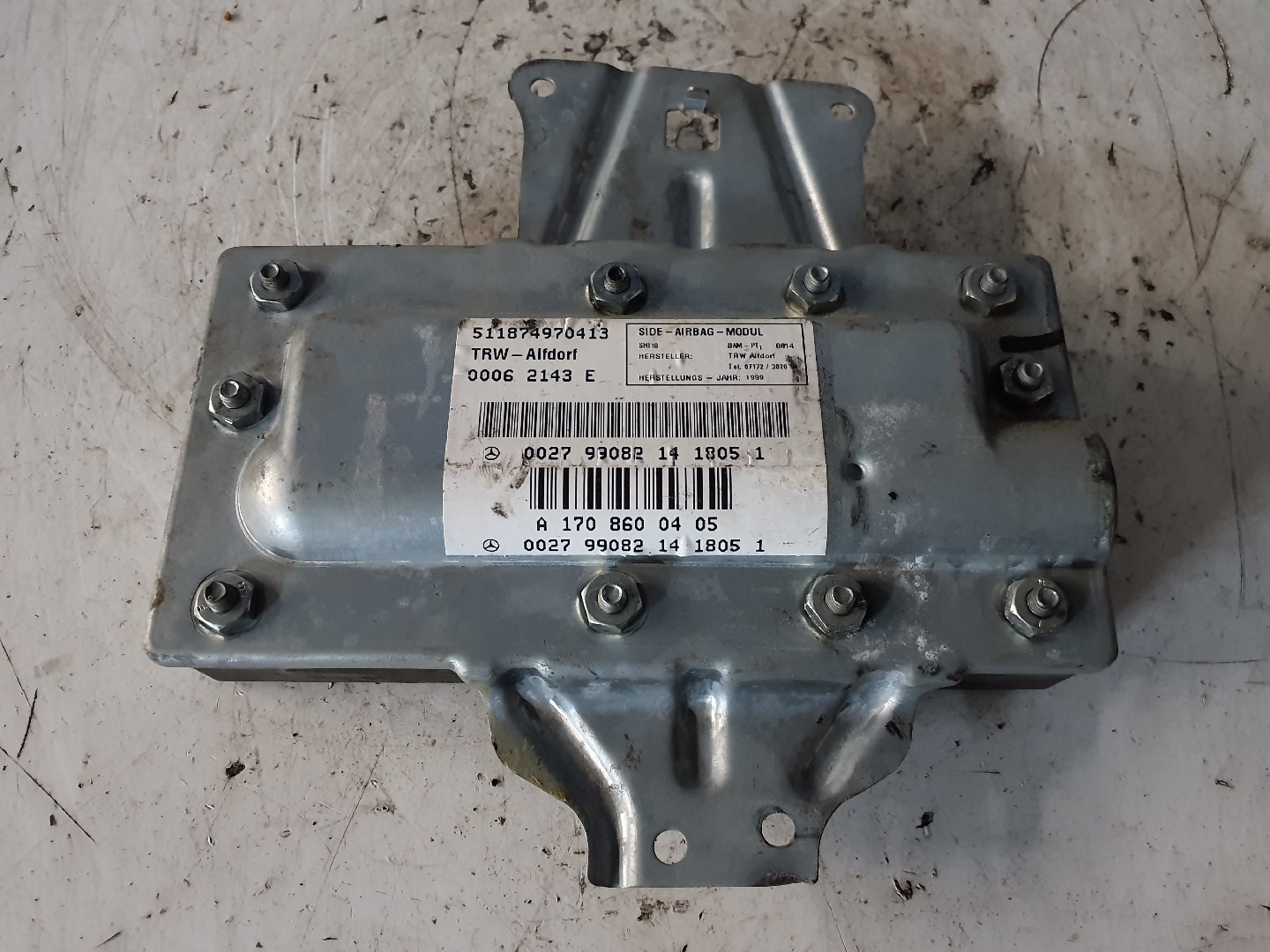 AIRBAG PORTA CONDUTOR MERCEDES-BENZ C-CLASS (W202) | 93 - 00 Imagem-1