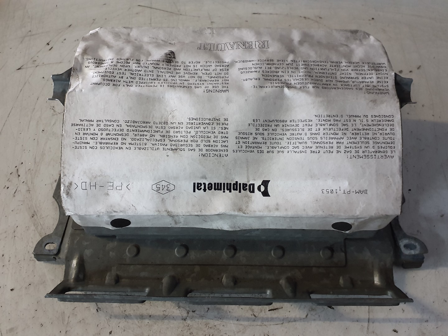 AIRBAG PASSAGEIRO RENAULT CLIO II Caixa (SB0/1/2_) | 98 -  Imagem-3