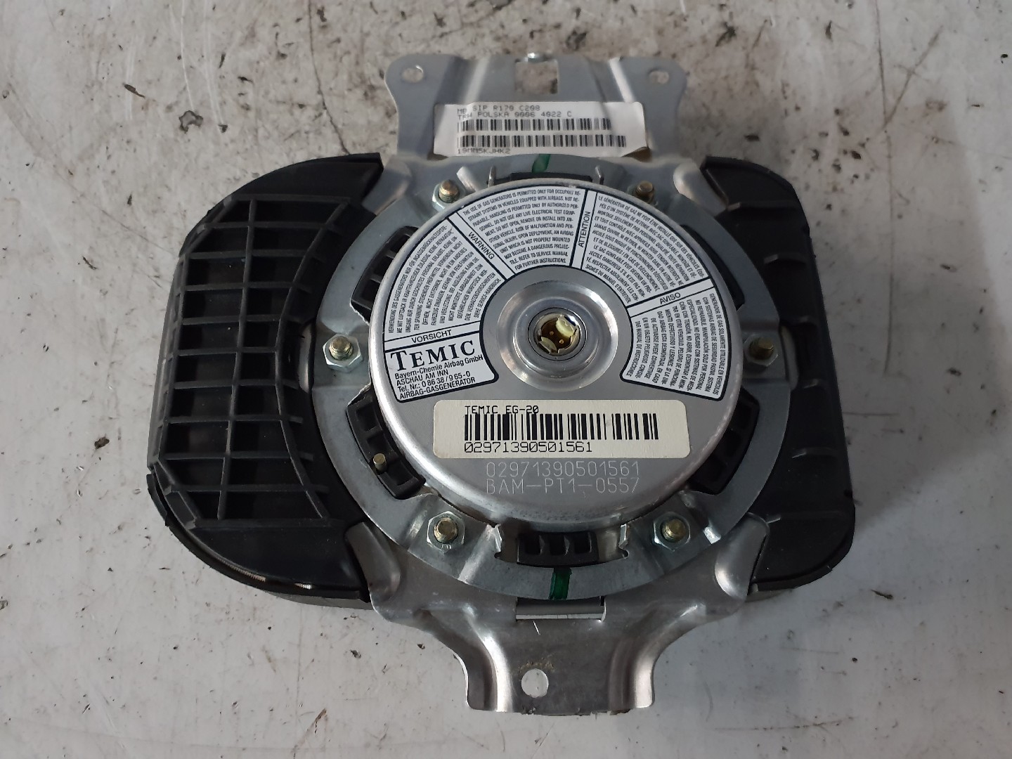 AIRBAG PORTA CONDUTOR MERCEDES-BENZ SLK (R170) | 96 - 04 Imagem-1