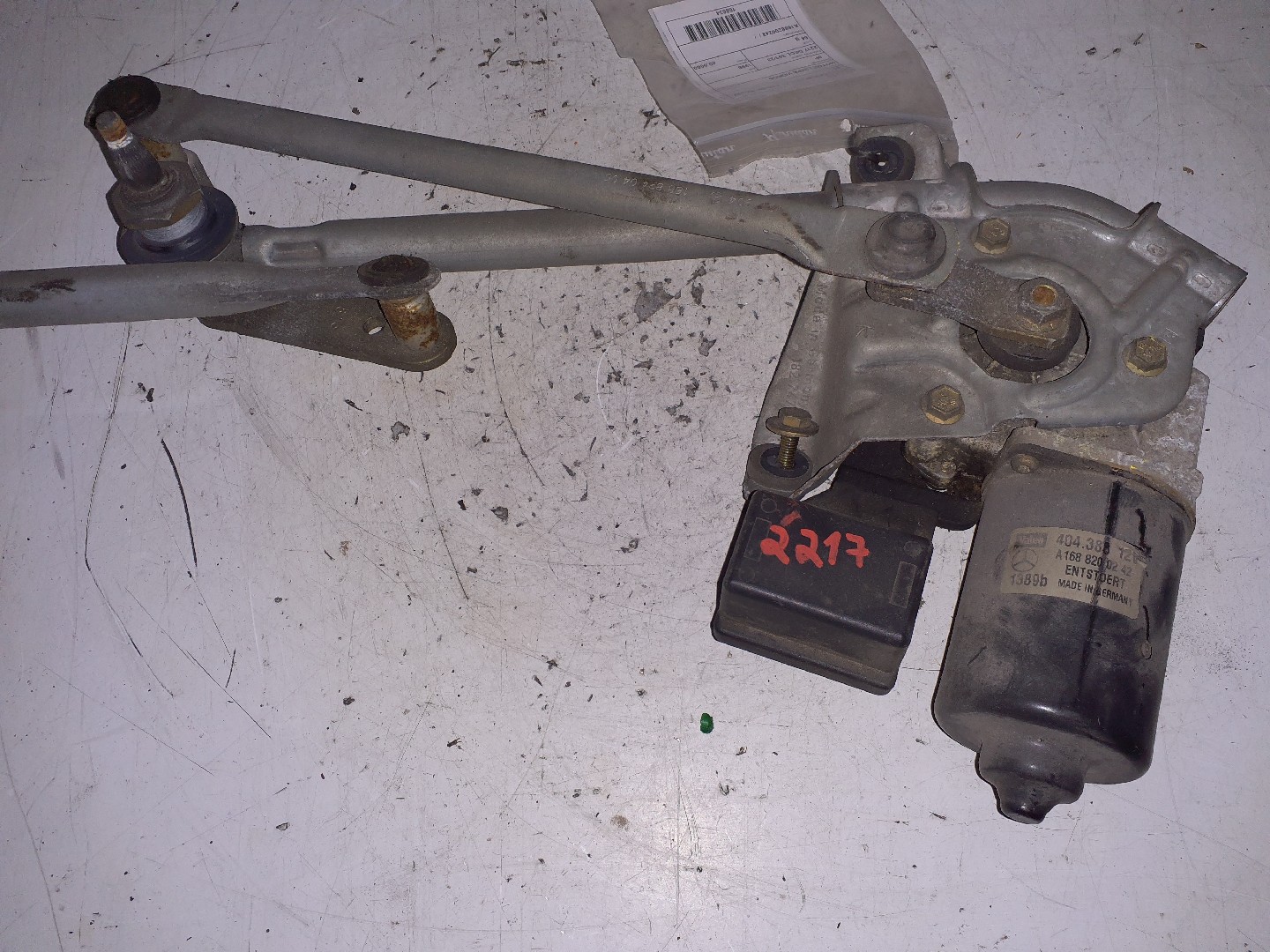 MOTOR LIMPA VIDROS MERCEDES-BENZ A-CLASS (W168) | 97 - 05