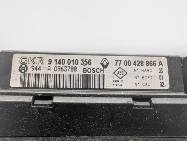 CENTRALINA PARKING RENAULT CLIO II Caixa (SB0/1/2_) | 98 - 