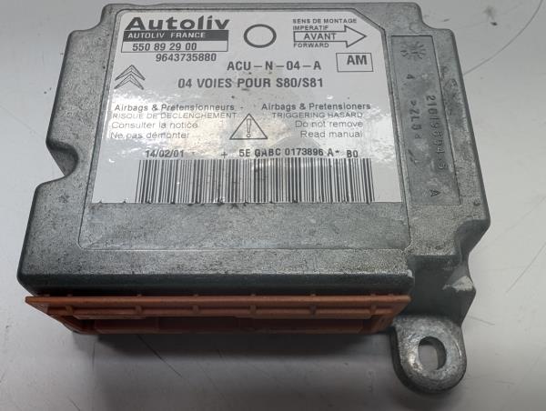 CENTRALINA AIRBAGS CITROEN SAXO (S0, S1) | 96 - 04
