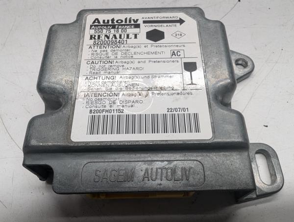 CENTRALINA AIRBAGS RENAULT KANGOO (KC0/1_) | 97 - 