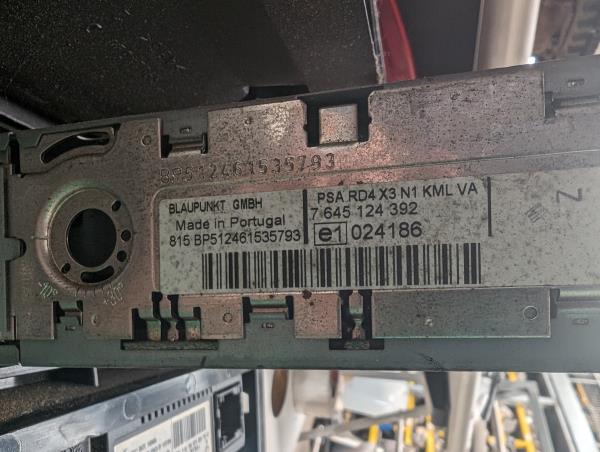RADIO CITROEN C5 II Break (RE_) | 04 - 
