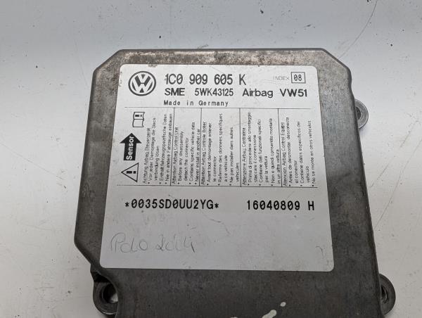 CENTRALINA AIRBAGS VOLKSWAGEN POLO (9N_) | 01 - 14