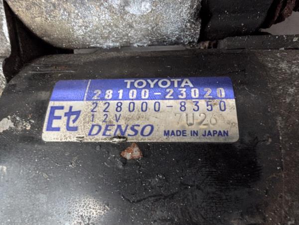 MOTOR DE ARRANQUE TOYOTA YARIS (_P1_) | 99 - 05 Imagem-2