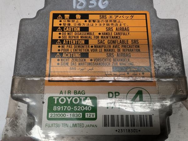 CENTRALINA AIRBAGS TOYOTA YARIS (_P1_) | 99 - 05 Imagem-1