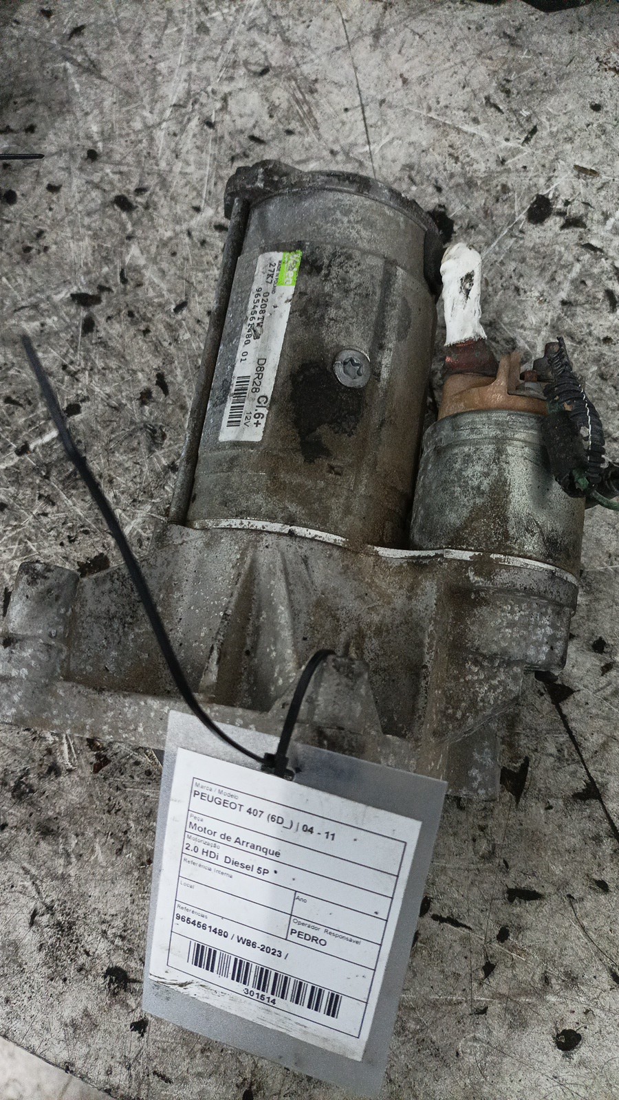 Motor de Arranque PEUGEOT - ID S_141513