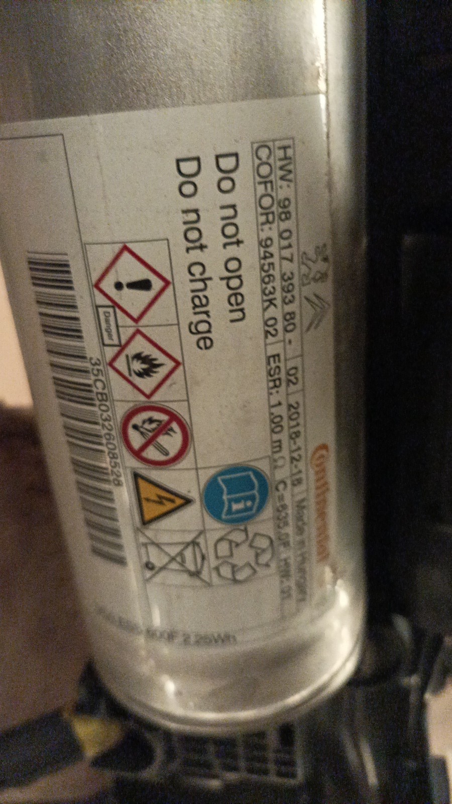 Centralina de start stop CITROEN JUMPY Caixa (V_) | 16 -  Imagem-1