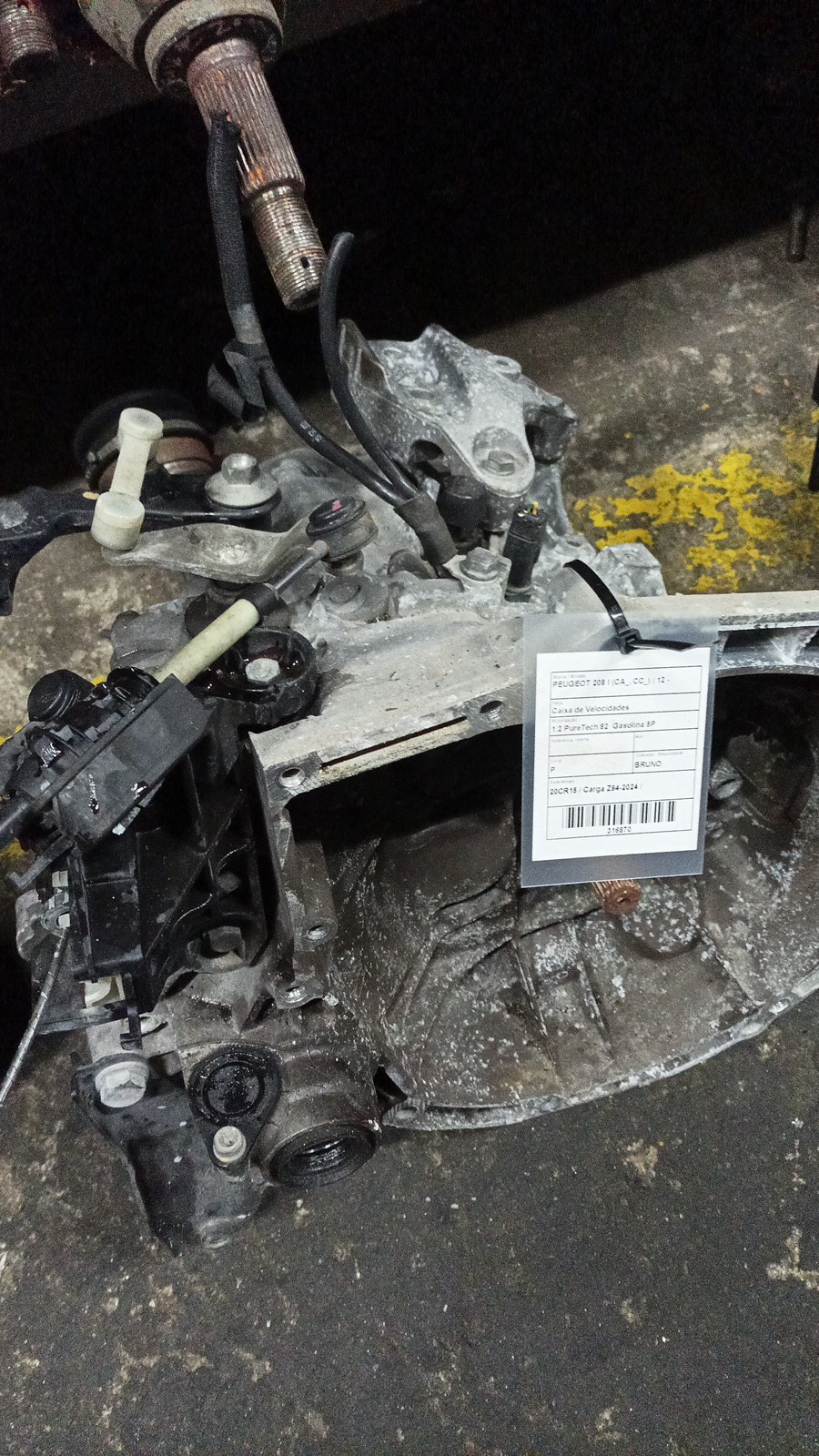 Caixa de Velocidades PEUGEOT - ID S_156869