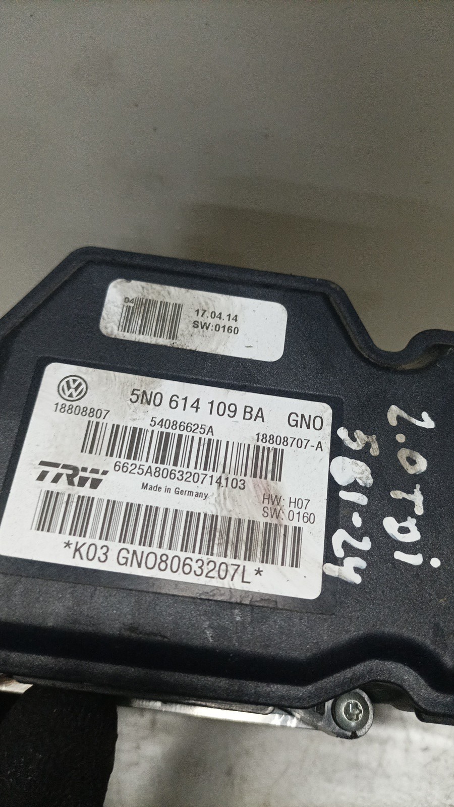 ABS AUDI Q3 (8UB, 8UG) | 11 - 18 Imagem-2