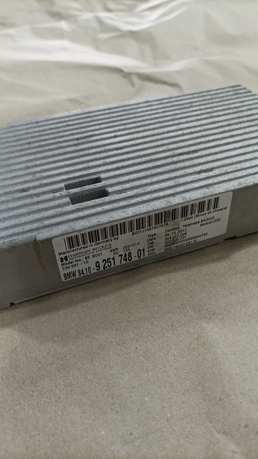 Módulo de Bluetooth / Telemática BMW X5 (E70) | 06 - 13 Imagem-1