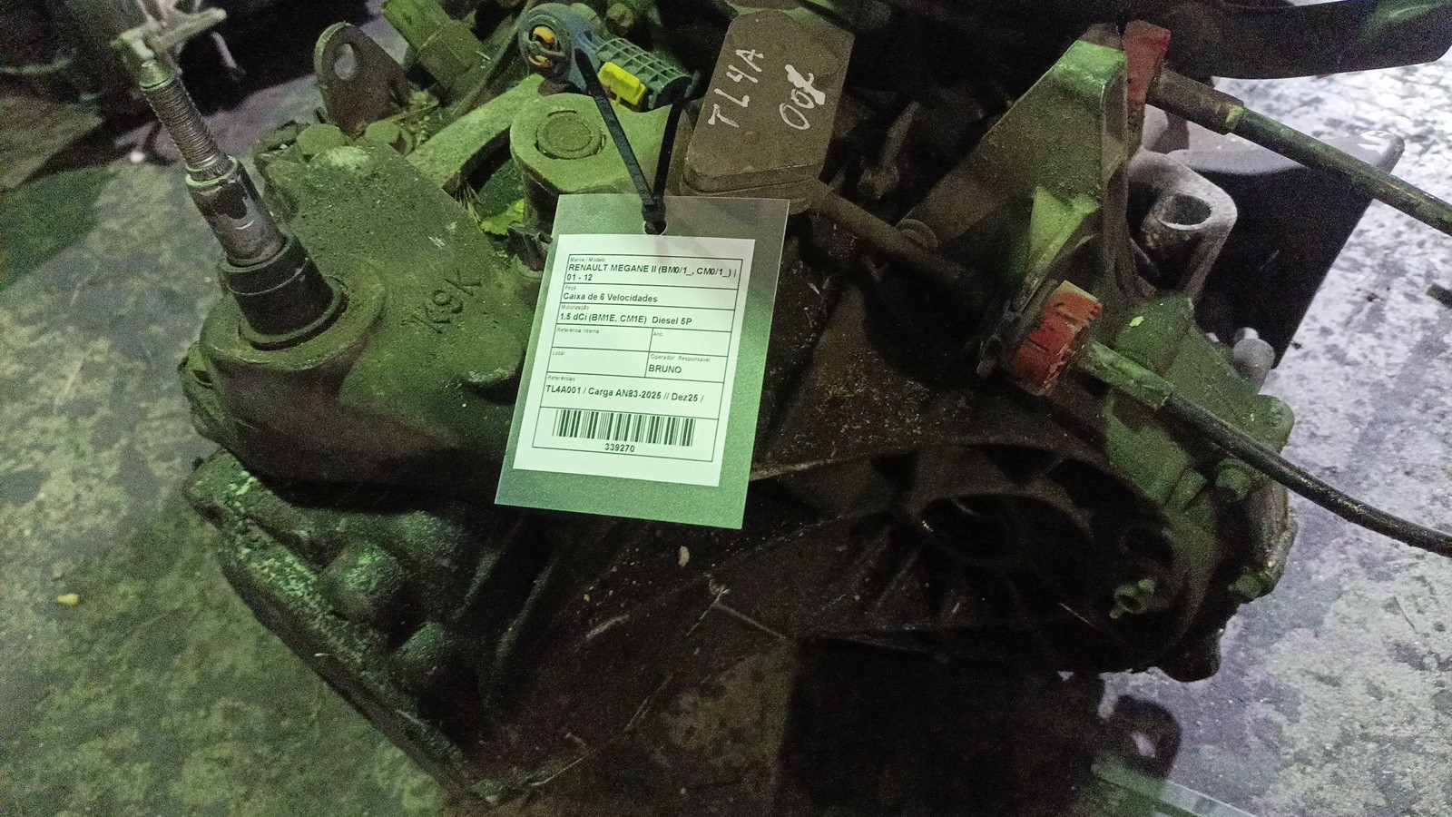 Caixa de 6 Velocidades RENAULT MEGANE II (BM0/1_, CM0/1_) | 01 - 12 Imagem-1