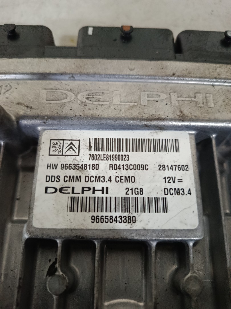 Centralina do Motor CITROEN - ID S_179346