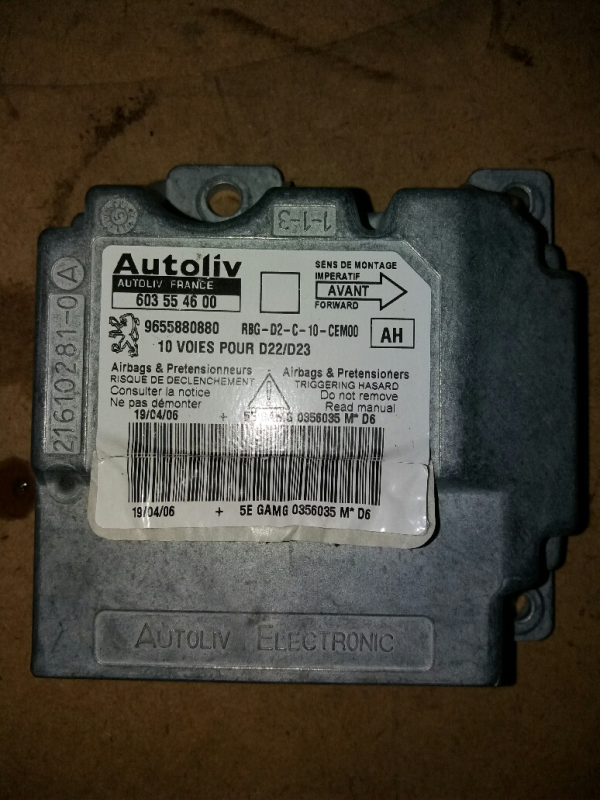 Centralina de Airbags PEUGEOT 407 (6D_) | 04 - 11 Imagem-1